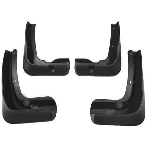 4 bavettes garde-boue pour roues de voiture