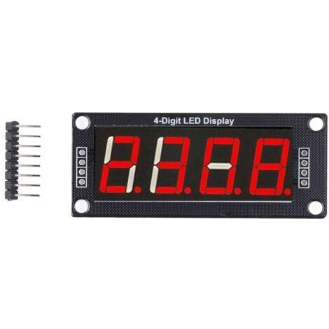 4-Bit-LED-Digitalanzeige mit 7 Segmenten, 0,56 Zoll, rot, MRA172A, 4er-Pack für Uhr und Leiterplatte