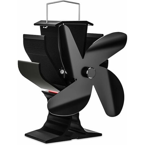 4 blades wood stove fan, eco-friendly and economical circulation for wood burning stove/log/fireplace