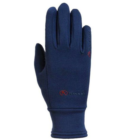 4, Bleu marine: Gants d'équitation pour enfants modèle WARWICK JUNIOR