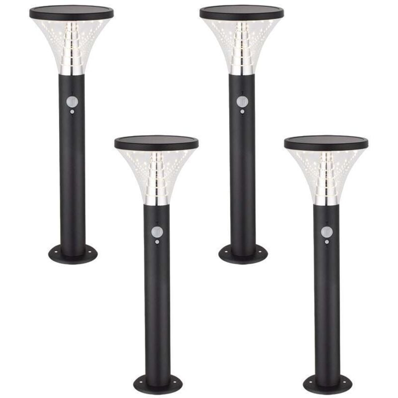 4 Bornes Solaires puissante eq 60W benidorm avec détecteur de mouvements