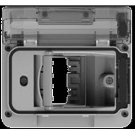 4 box wide ip55 per scatola incasso colore ral7035 4b.w.ral