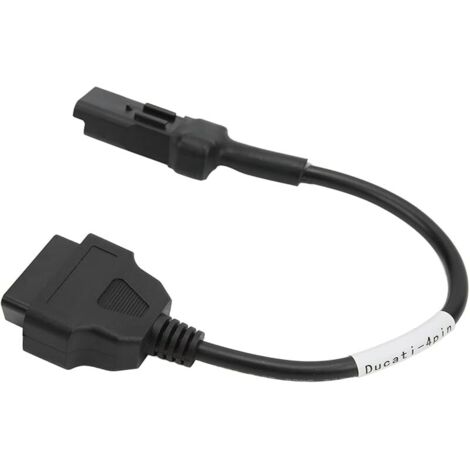 4 Broches Connecteur de Diagnostic de Moto Remplacement du Câble Adaptateur OBD pour