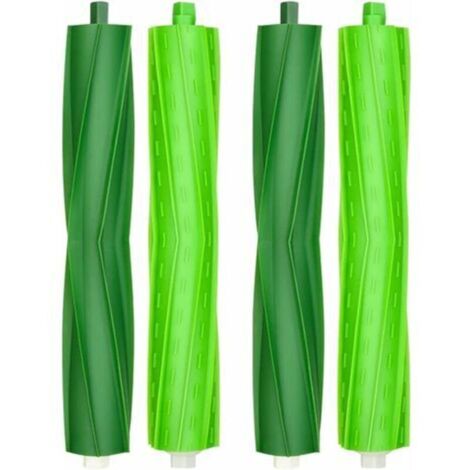 4 Brosse en Caoutchouc pour iRobot Roomba I séries i3 i3+ i4 i4+ i6 i6+ i7 i7+ i8 i8+ E séries e5 e6