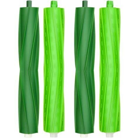 4 Brosse en Caoutchouc pour iRobot Roomba I séries i3 i3+ i4 i4+ i6 i6+ i7 i7+ i8 i8+ E séries e5 e6