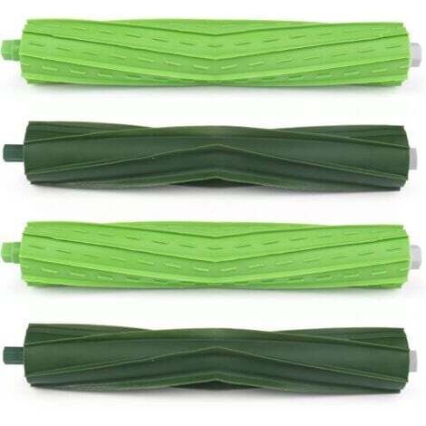 4 brosses à rouleaux, accessoires pour aspirateur iRobot Roomba，Accessoires pour Séries E (E5, E6), J (J7, J7+) & I (i3, i3+, i4, i4+, i7, i7+, i8, i8+) Robotique