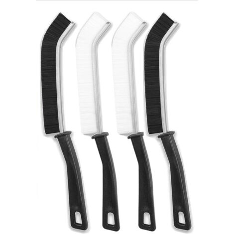4 Brosses de Nettoyage de Joints Ergonomiques et Polyvalentes pour Salle de Bain et Maison