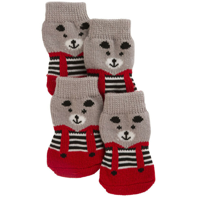 

4 Calcetines para perro Bruno 3 x 7,5 cm