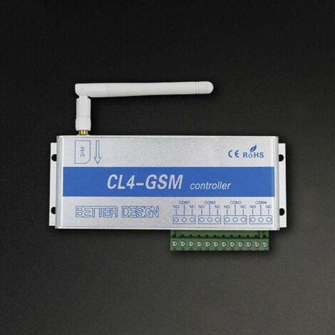 4 canales GSM inalámbrico teléfono móvil Control remoto interruptor controlador interruptor de relé llamada telefónica inteligente SMS bomba interruptor de control remoto