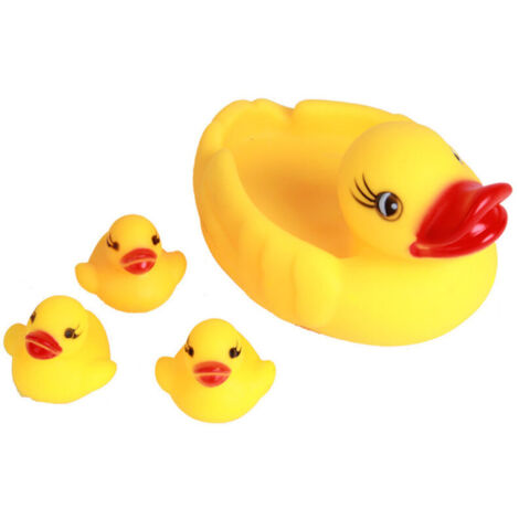 4 canards de bain bébé, jouets flottants pour piscine, cadeau pour nouveau-né et enfant, jouet de plage et douche.