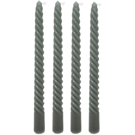 4 candele a bastoncino twist many verdi 180g - Atmosphera créateur d'intérieur