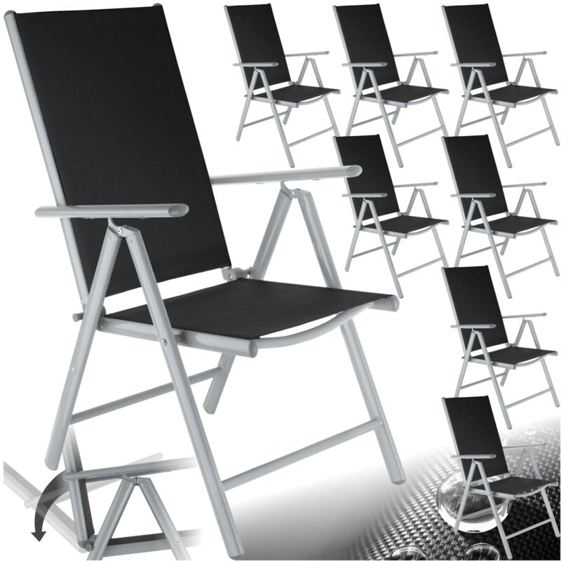 Chaises de jardin pliantes Pliable Dossier réglable en 7 positions