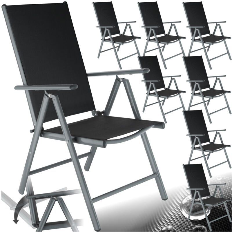 chaises de jardin pliantes Pliable Dossier réglable en 7 positions
