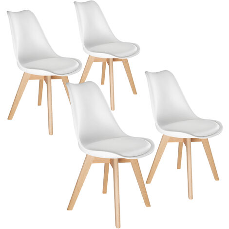 Lot de 4 chaises FRIEDERIKE style scandinave - lot de 4 chaises de salon, chaises de cuisine, chaises scandinaves