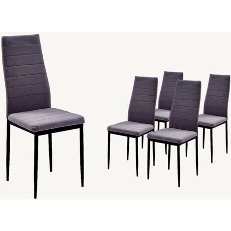 ATRAPAMUEBLES 4 chaises longues YURI Grey