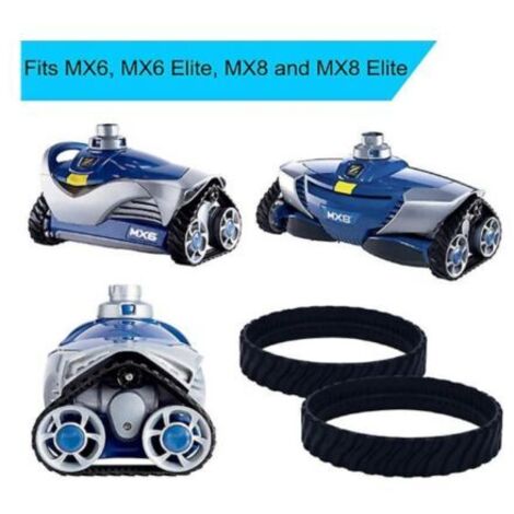 4 Chenilles de remplacement pour Robots MX8 et MX6 zodiac