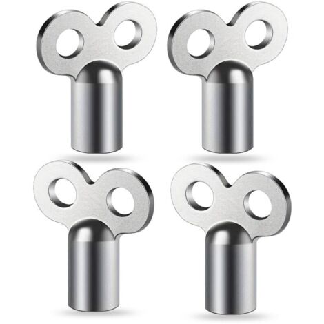 4 clés de purge de radiateur : clé universelle, robuste et stable pour purger tous les types de chauffage