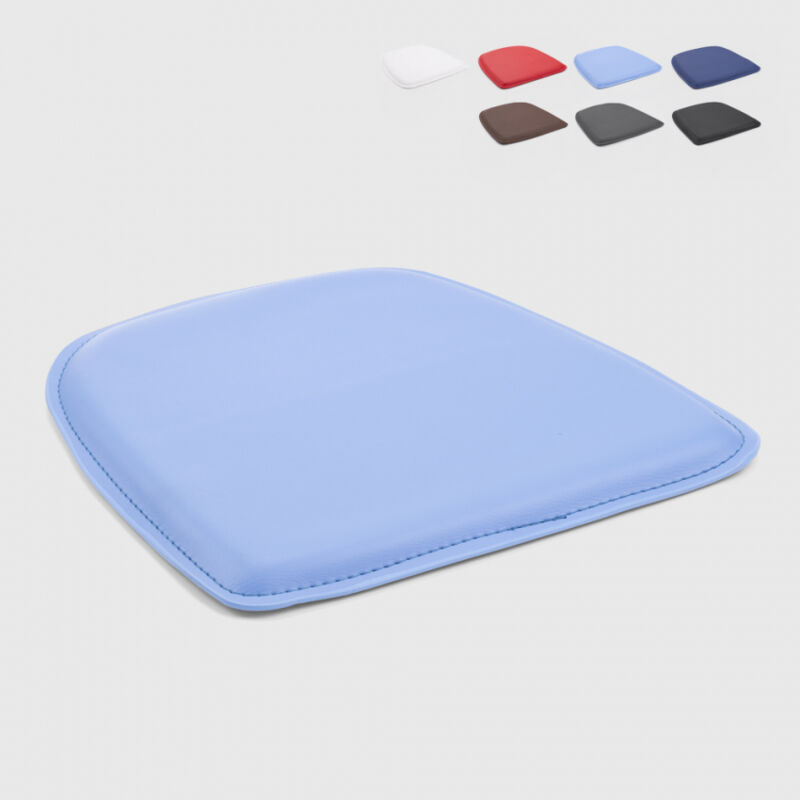 

4 Cojínes interior y exterior silla tolix acolchado de polipiel 32x32 Fix | Azul
