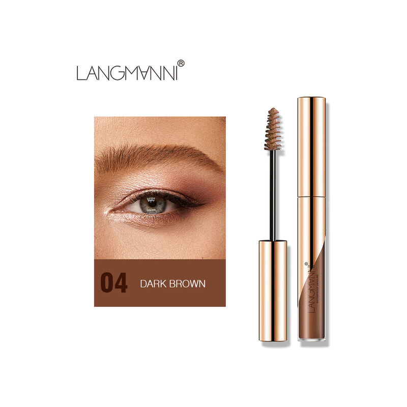 4 colori sopracciglio Mascara crema pennello