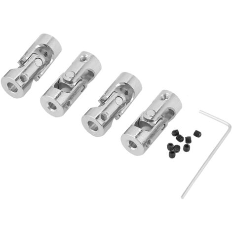 4 connettori motore giunto albero sterzo fai da te, lunghezza 23 mm, diametro esterno 9 mm, giunto universale (34 mm)
