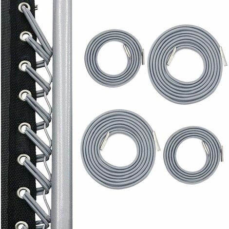 4 Corde de Rechange pour Chaise à Gravité Zéro, Universels Inclinables Lacets Élastiques/Accessoires de Chaise Trousse à Outils de Réparation pour Chaise Longue, Chaise élastique