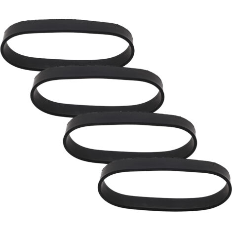 4 Courroies de Remplacement Oreck XL 0300604, Pièces pour Aspirateur Balai, Accessoires en Caoutchouc