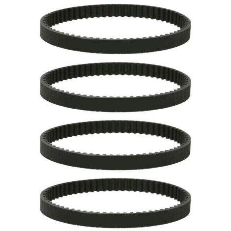 4 courroies d'entraînement nervurées compatibles avec l'aspirateur vertical Hoover H 500, référence 3M-201-6 1912918700