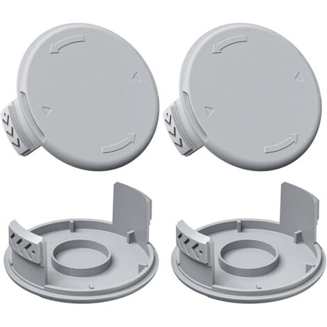4 Couvercles de Capuchon de Bobine pour Ryobi One+ 18V, 24V, 40V Tondeuses, couvercles de bobine de coupe-bordure compatibles avec Ryobi AC14RL3A