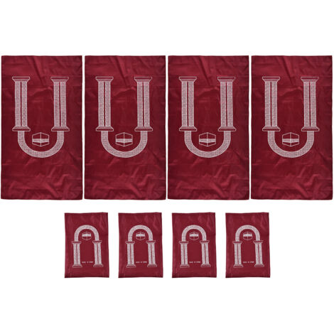 4 Couvertures de Prière Musulmane Légeres Imperméables PU - 4 Couleurs pour Voyage Bureau Maison Cadeau Eid Mubarak
