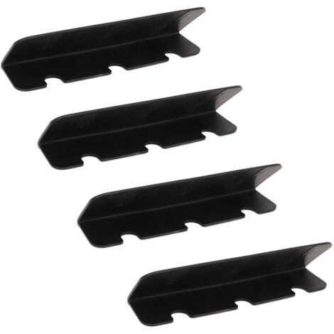 4 Crochets de Siège Gonflable en PVC pour Bateau Pneumatique, Kayak, Canot et Raft - Accessoires Nautiques Noirs