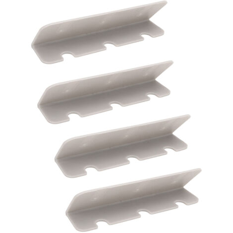 4 Crochets de Siège Gonflable PVC pour Bateau Pneumatique, Canot, Kayak et Raft, Accessoires Nautiques Gris
