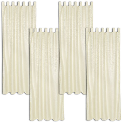 4 Curtains With Loops Door Curtains Cheap Curtains Bedroom
