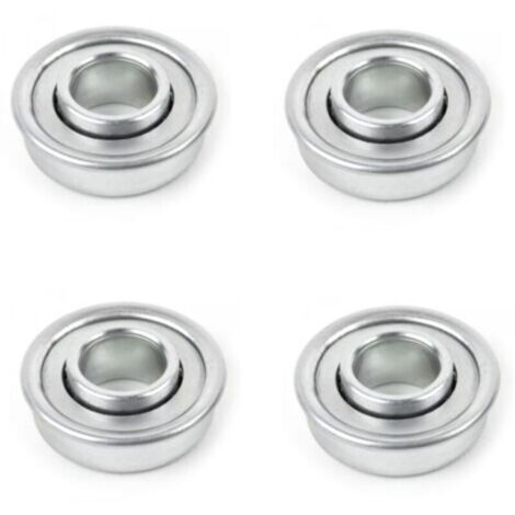 4 cuscinetti universali per ruote di tosaerba 12,7 mm x 28,6 mm per trattori da giardino.
