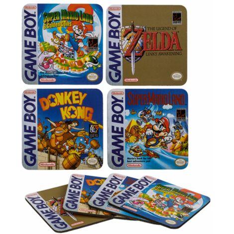 4 dessous de verres Gameboy