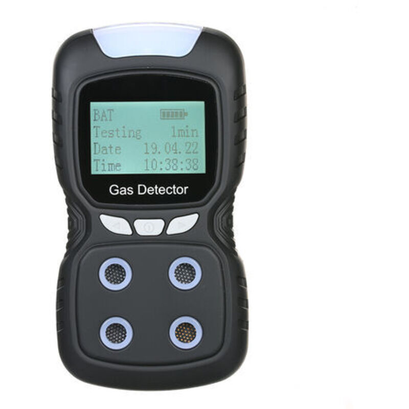 Yzmrbdqc - 4 Détecteur de gaz, Portable Multi Moniteur de Gaz Écran lcd