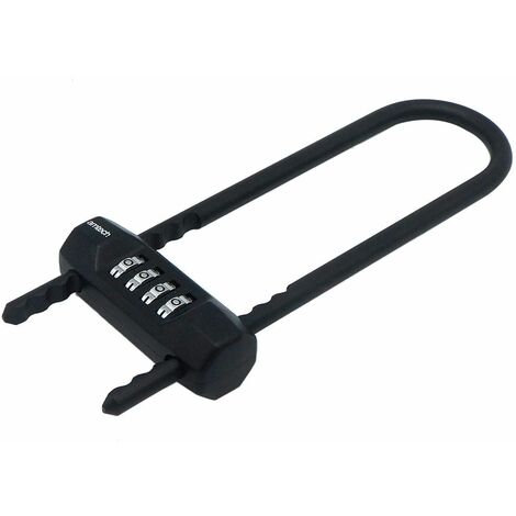 4-Digit adjustable long shackle combination padlock - T1888