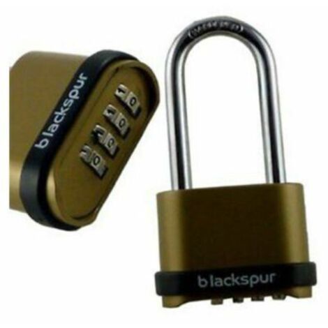 4 Digit Long Shackle Combination Padlock Lock Security Home Gare Shed Garage
