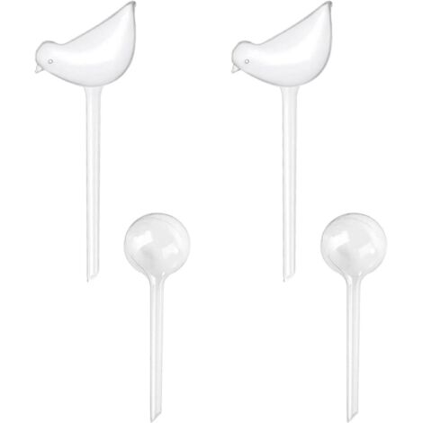 4 Dispositifs d'arrosage, Système automatique, Plastique polypropylène, Capacité 70ml 90ml, Pour plantes intérieur extérieur