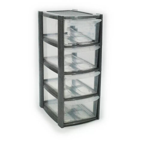 3 Drawer Mini Tower Plastic Storage Drawers, MINI/SMALL, Desktop SMALL  Drawer