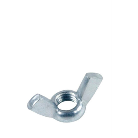 4 écrous à oreilles zingués - diamètre 6 mm mm