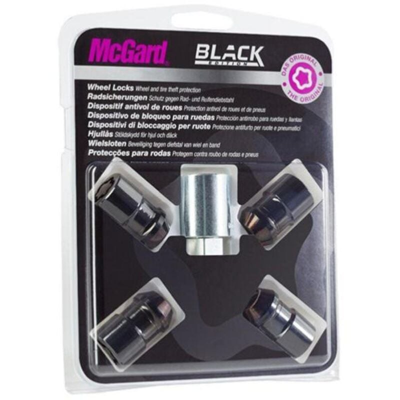 Mcgard - 4 Ecrous antivol de roues 24214SUB 14x150 L39.7 H21 Coniques