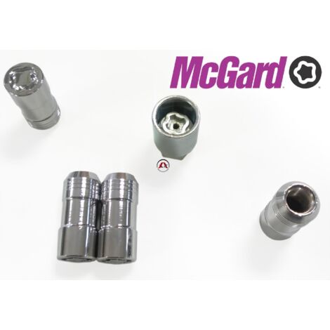 4 ECROUS ANTIVOL SU MCGARD M14X1.5/ 60°/ LONG. 50MM/ Ø22MM