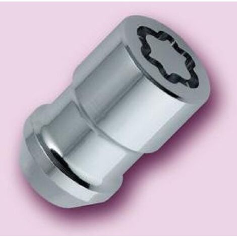 4 ECROUS ANTIVOL SU MCGARD M14X1.5/ PLAT/ LONG. 42.6MM/ Ø22MM