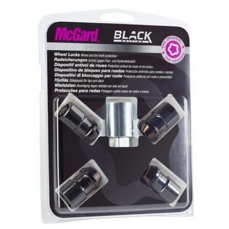 4 ECROUS ANTIVOL SUB MCGARD 1/2X20/ 60°/ LONG. 32.5MM/ Ø19MM