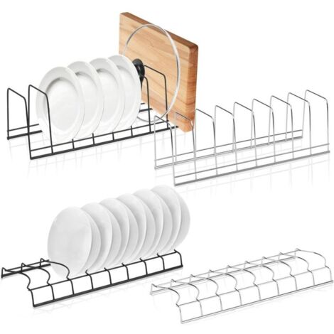4 Egouttoir Vaisselle INOX, Porte Vaisselle Égouttoir Egoutoire Vaisselle Cuisine, Range Assiette Inoxydable Seche Vaisselle po
