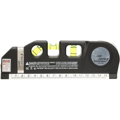 4 en 1 Mesure de Niveau Láser Láser Polyvalent Mesurant L'alignement Vertical de Bande D'Horizon avec La Ligne Croisée de Point de Haute Précision Pour La Construction