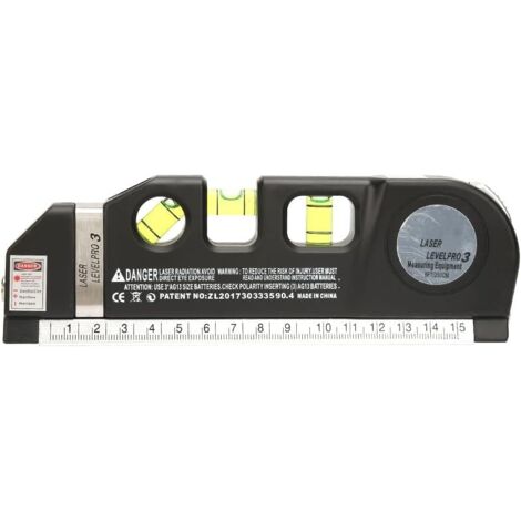 4 en 1 Mesure de Niveau Láser Láser Polyvalent Mesurant L'alignement Vertical de Bande D'Horizon avec La Ligne Croisée de Point de Haute Précision Pour La Construction
