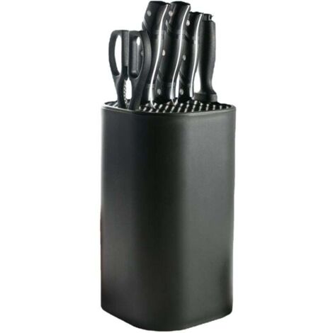 4 en 1 Universel Support Carré Rangement à Couteaux de Cuisine , Porte Ustensiles Cuisine Rangement Ustensiles