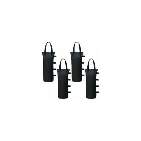 4 ensembles de poids de gazebo, sacs de sable pour les jambes, tente solaire, parasol pour gazebos et tonnelles