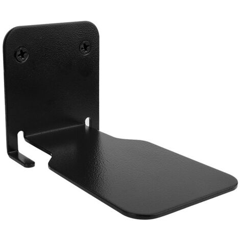 4 étagères invisible murale fer métal robuste pour bureau chambre salon décoratives flottantes, noir